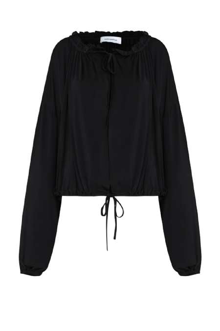 Jey Knit Blouse Black