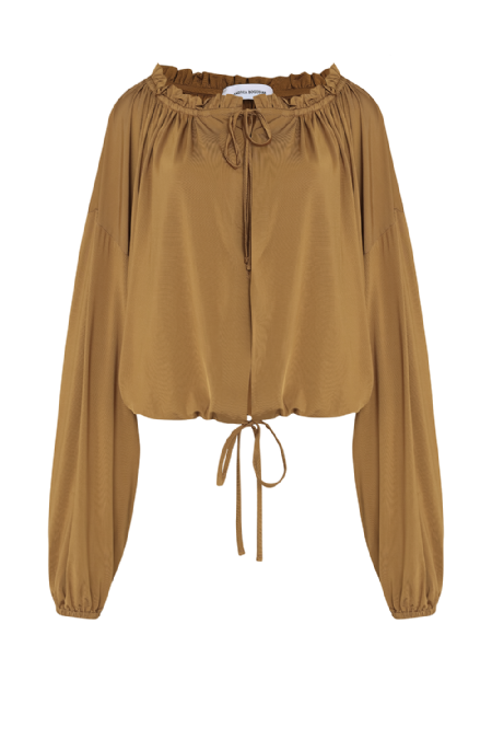 Jey Knit Blouse Almond