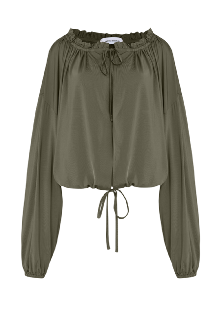 Jey Knit Blouse Olive