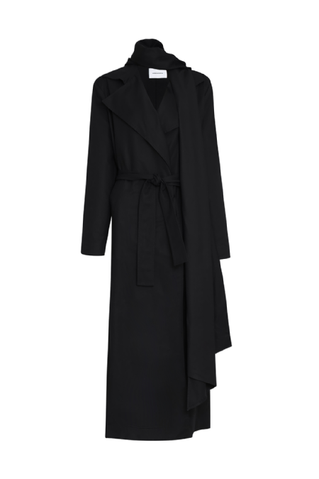 Jinafi Tailored Coat Black