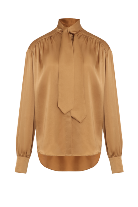 Janu Silk Shirt Almond