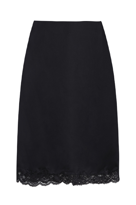 Jifix Silk Skirt Black
