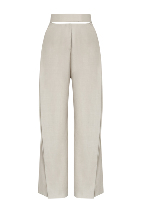 Jujuta Wool Pants Etoupe