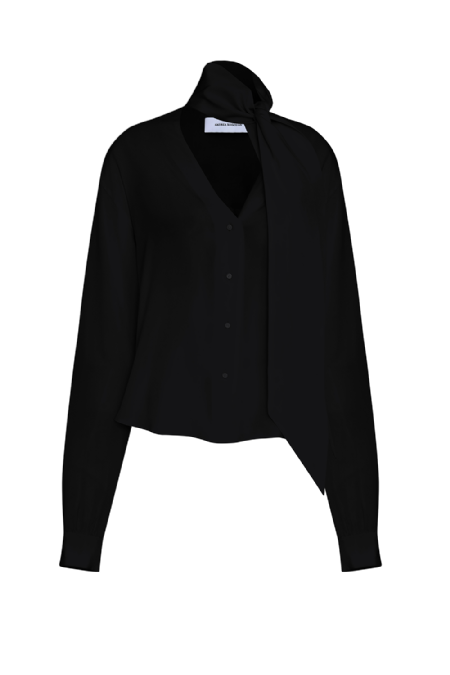 Jacari Silk Shirt Black