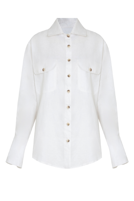 Jenvio Linen Shirt Off White