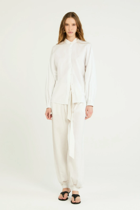 Jolinda Tricoline Shirt Off White