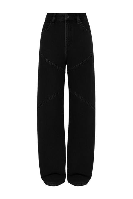 Twill Trousers Black