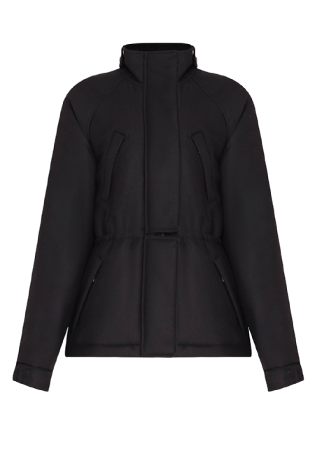 Luisa Wool Coat Black