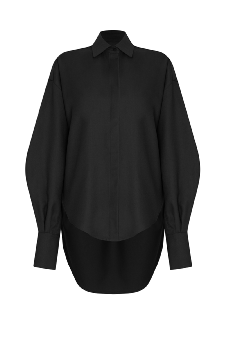 Auction Wool Shirt Black