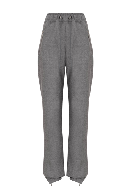 Layuri Wool Pants Gris Mélangé