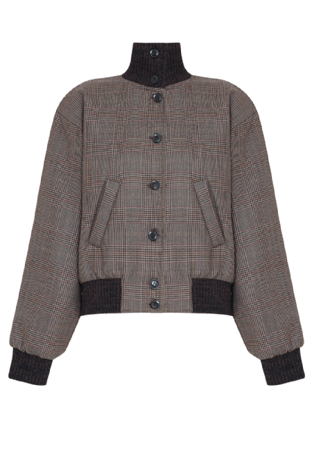 Lisandra Wool Jacket Beige - Wine