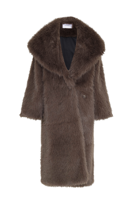 Linalva Coat Dark Brown