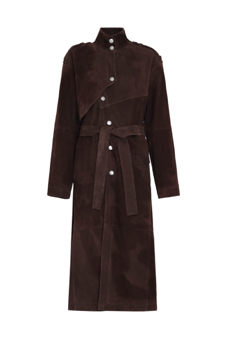 Louis Chamois Coat Ebene Brown