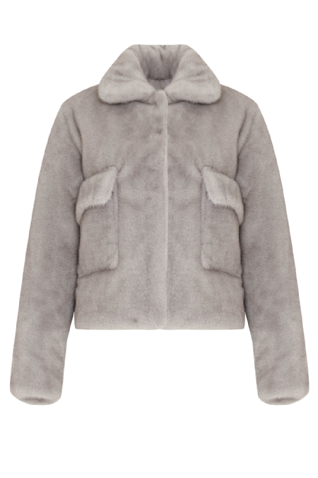 Laupe Hair Jacket Light Gris