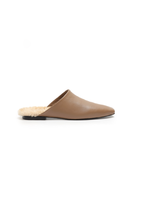 Lumine Leather Mule Mascavo