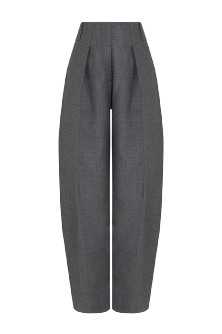 Lumari Wool Pants Gris Mélangé