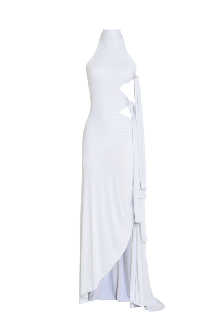 Jarã‡ores Knit Dress Off White