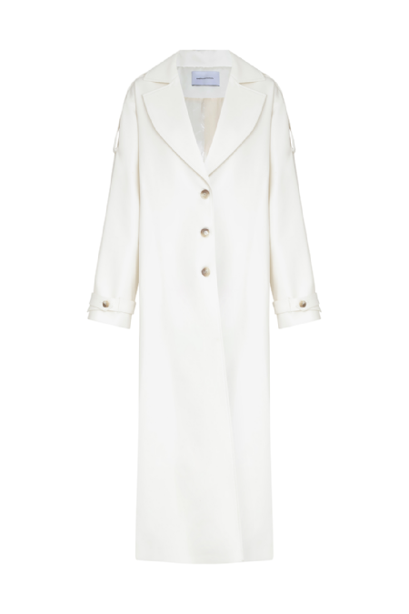 Jenisa Tailored Coat White
