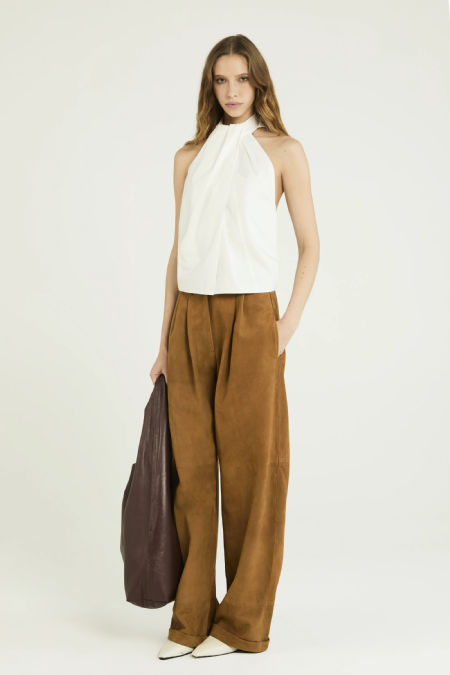 Jiva Tricoline Blouse Off White