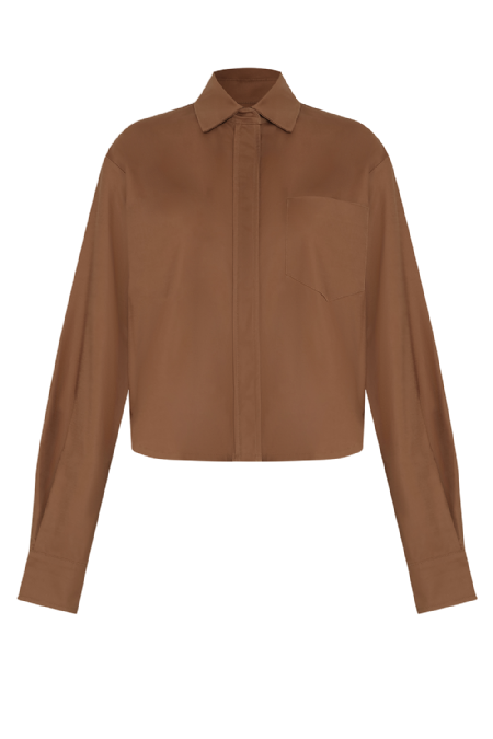 Jauly Tailored Shirt Mascavo