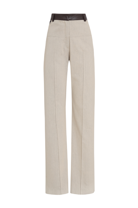 Jarja Tailored Trousers Taupe Gris