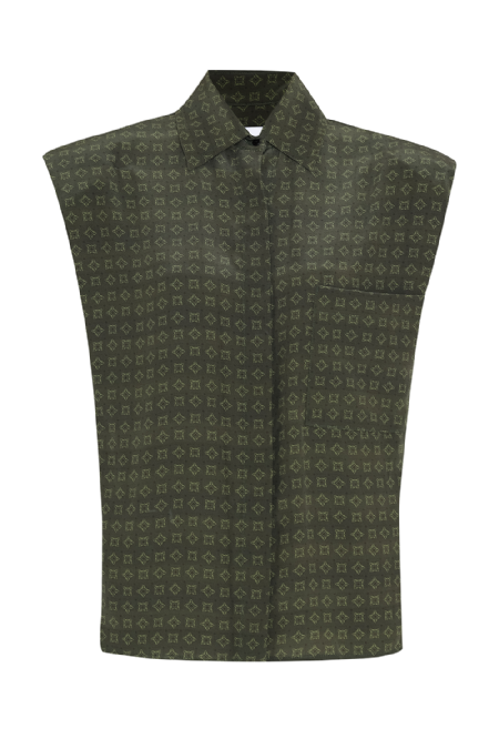 Jobo Silk Shirt  Olive 