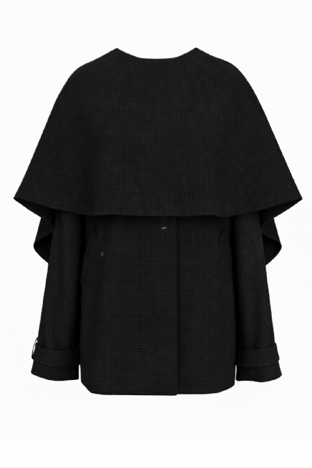 Larissa Wool Blouse Black
