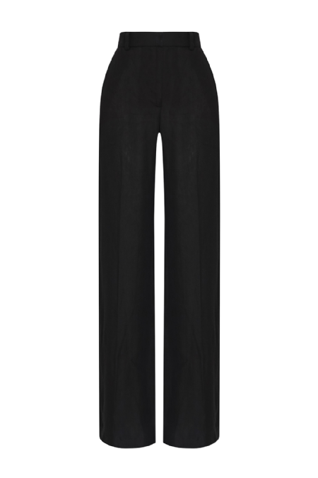 Janira Linen Pants Black