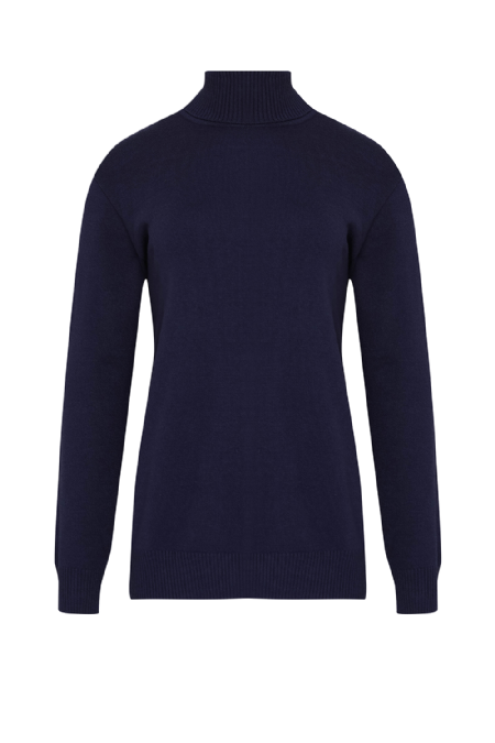 Letruz Knit Blouse Navy