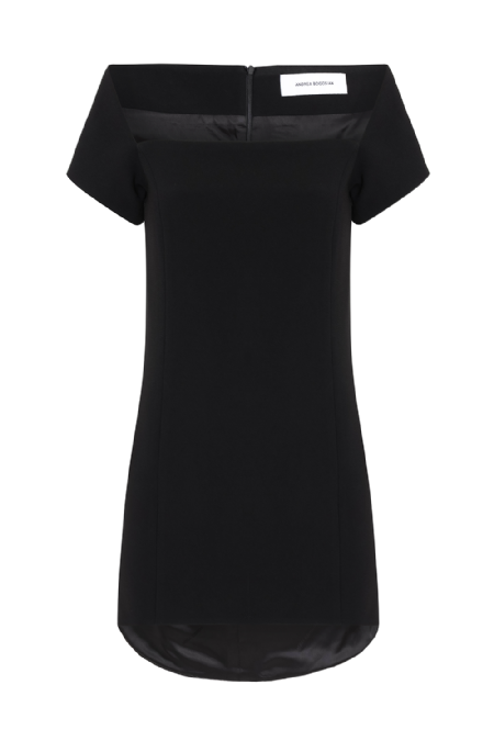 Lira Crepe Dress Black