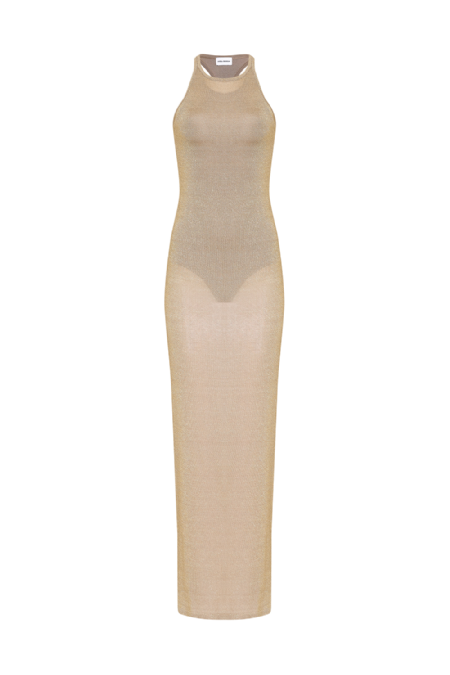 Livern Knit Dress Gold