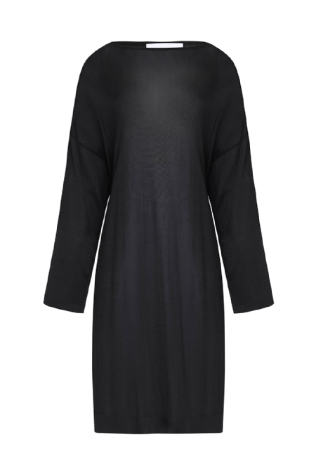 Laria Knitted Tunic Black