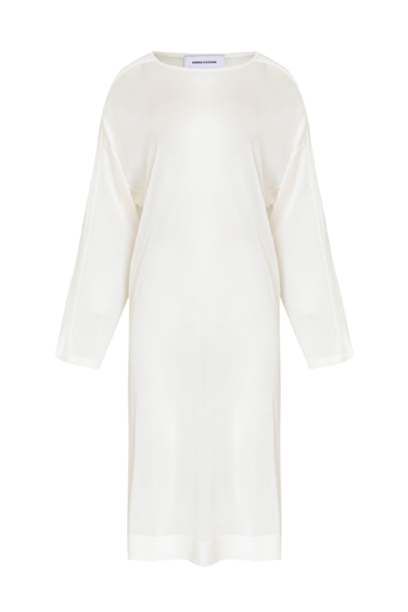 Laria Knitted Tunic Off White