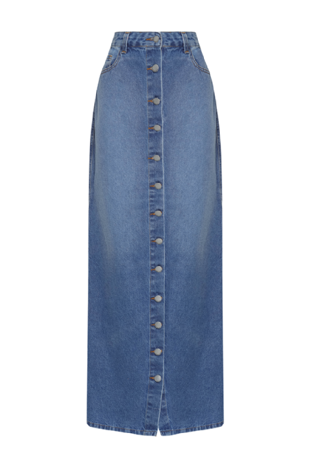 Leona Denim Skirt Medium Blue 