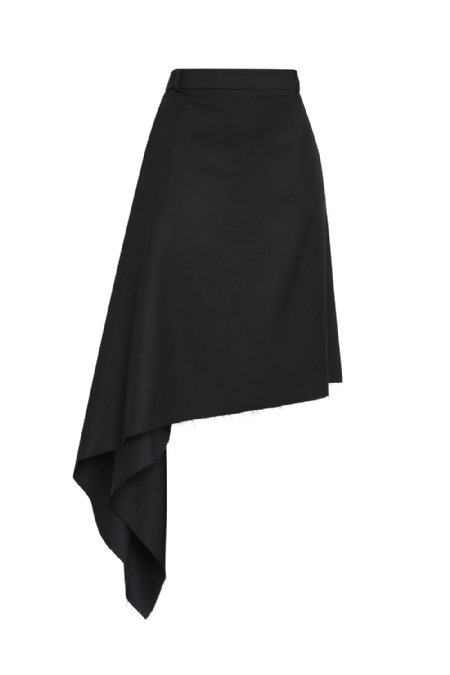 Luanda Wool Skirt Black