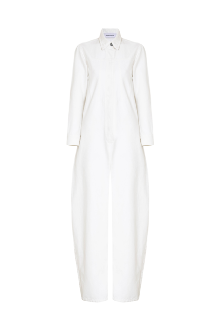 Larlet Jeans Jumpsuit White