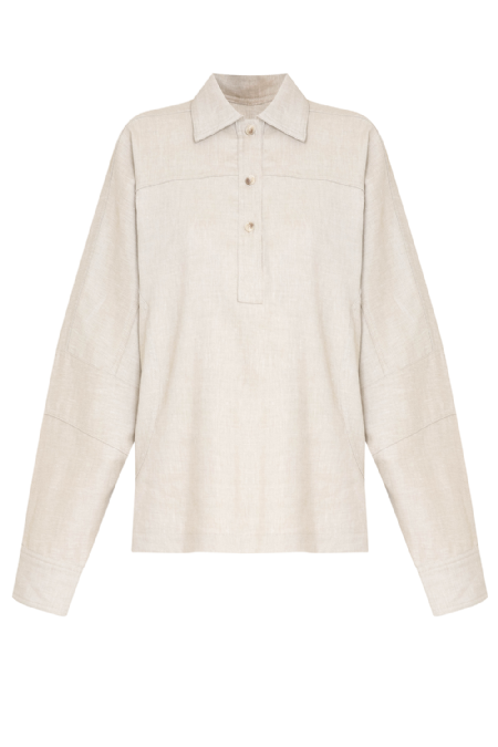 Limart Linen Blouse Beige