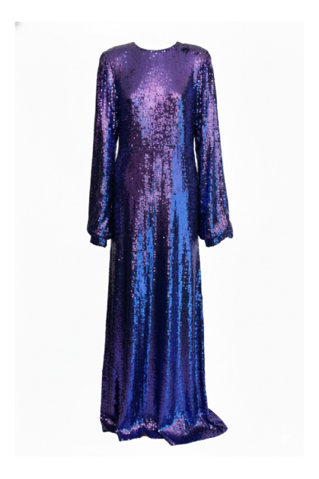 Jured Sequined Dress Roxo