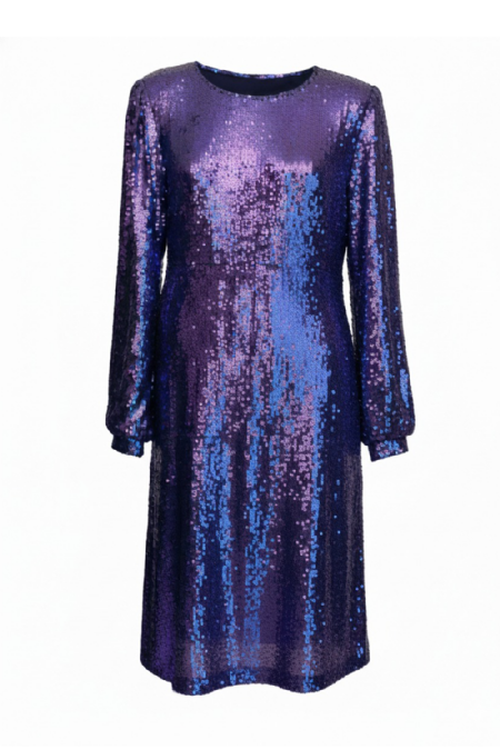 Juredina Sequined Dress Roxo