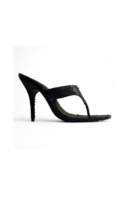 Leather Sandal Jelania Black