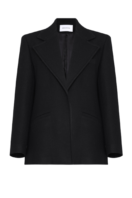 Ludovica Wool Coat Black