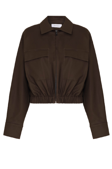 Leneta Tailored Jacket Deep Brown