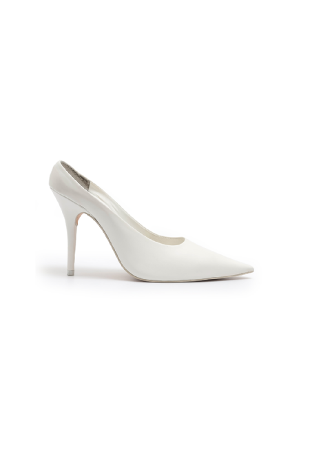 Lule Leather Pump Off White