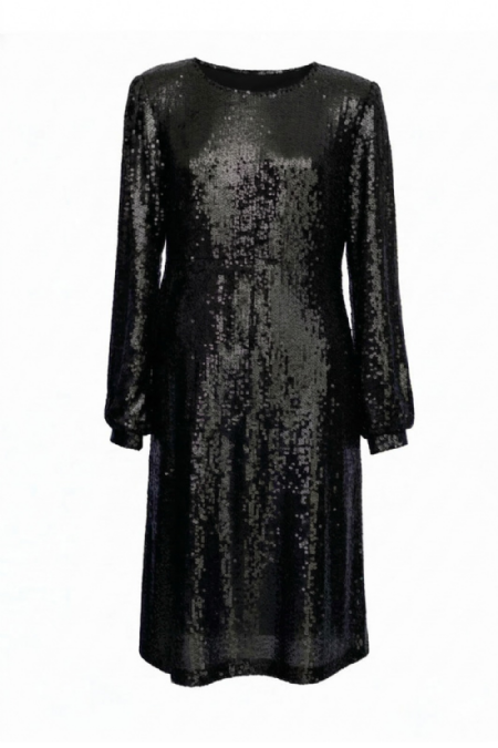 Juredina Sequined Dress Black