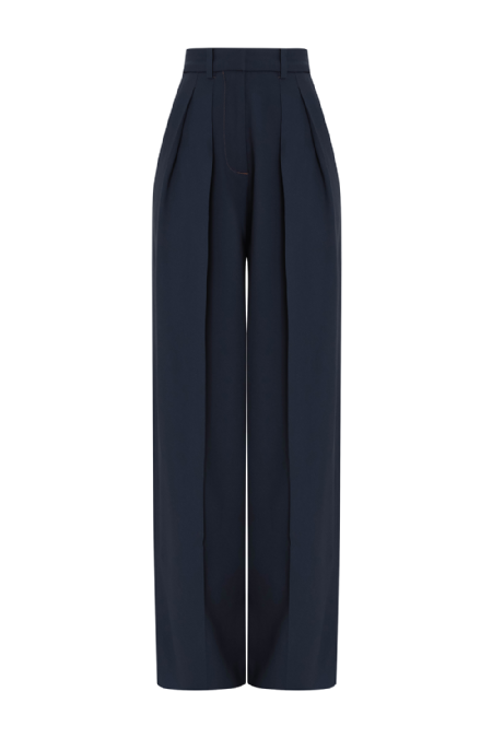 Liliano Crepe Pants Navy
