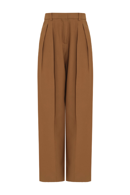 Liliano Crepe Pants Toffee Brown