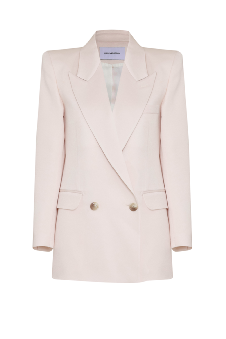 Light Crepe Blazer Soft Pink B