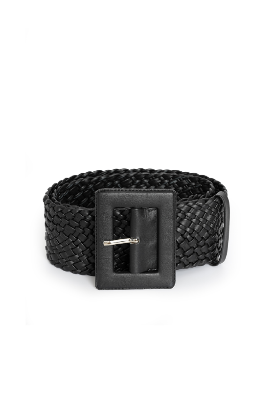 Jitar Leather Belt Black
