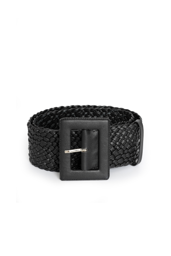 Jitar Leather Belt Black