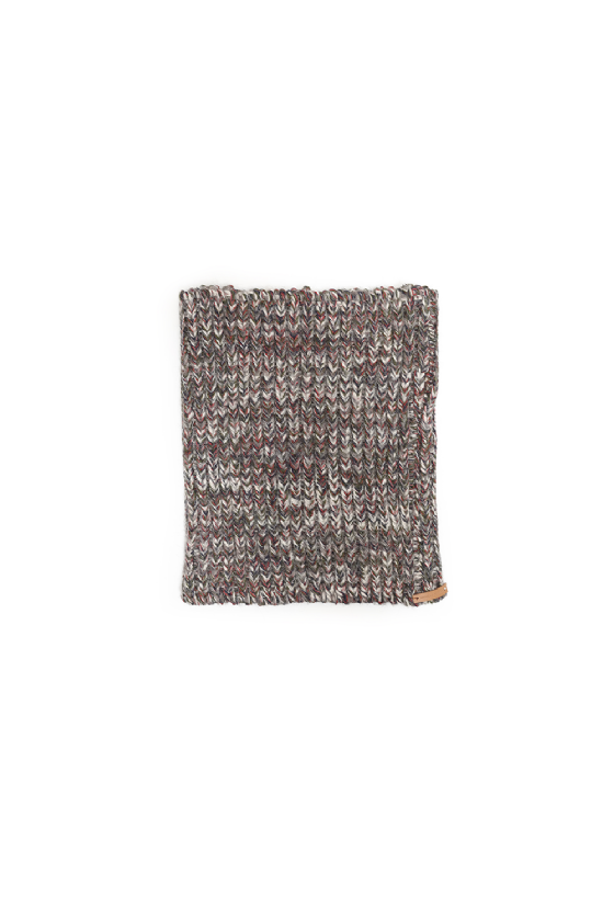 Levaer Knitted Collar Gris-Wine
